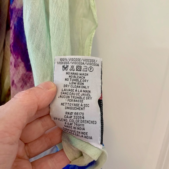 Anthropologie Watercolour Infinity Scarf - Picture 4 of 4